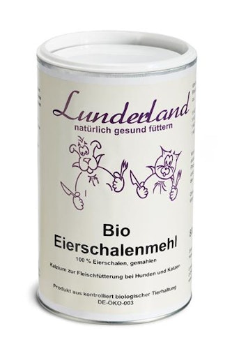 Lunderland Bio-Eierschalenmehl Nahrungsergänzung