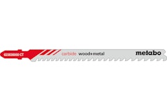 Metabo 3 Stichsägeblätter "carbide wood + metal" 108/3,5-5mmHM Metabo 3 Stichsägeblätter "carbide wood + metal" 108/3,5-5mmHMZubehörbild