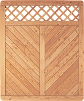 T&J SKAGEN RANK Sichtschutzzaun Lärche 1500 x 1800 mm