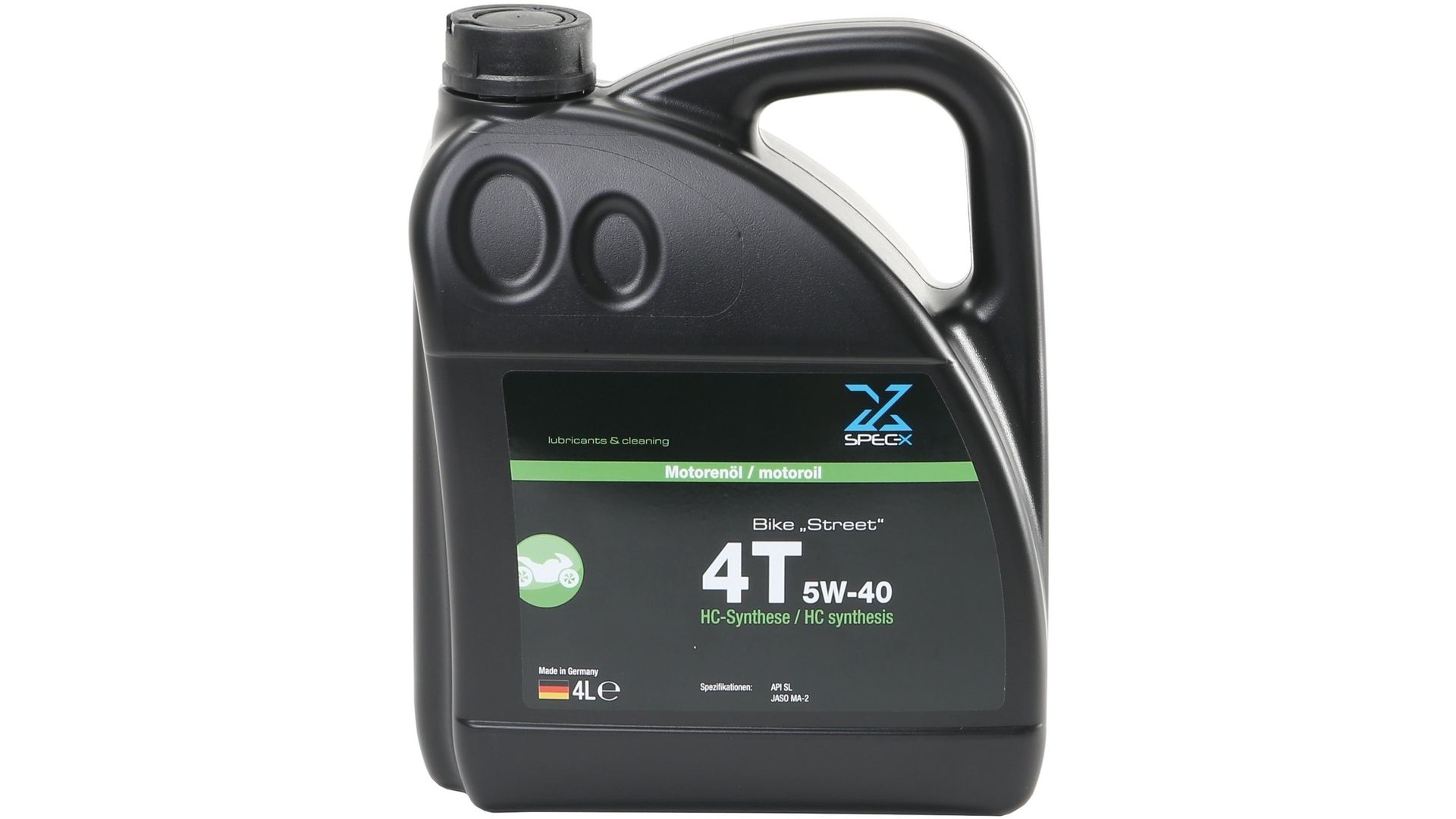Spec X Motoröl Bike 4T Street 4 Liter 5W-40 HC-Synthese