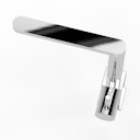 Vorschaubild Wasserhahn Küchenarmatur, QU, mit 360° schwenkbarem superflachem Auslauf, Verchromt