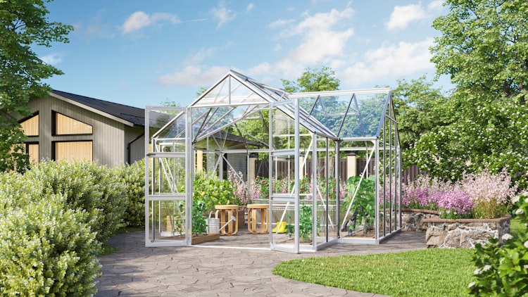 Vitavia Gewächshaus Campus inkl. 4 Dachfenstern - 13,0 m²