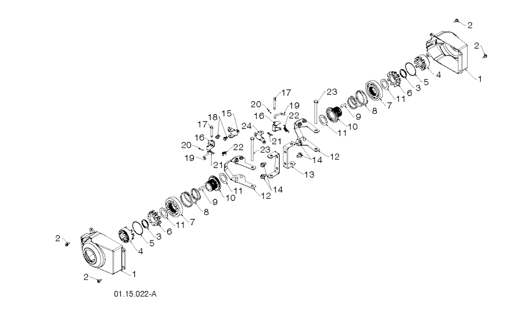 Explosionszeichnung Ersatzteile