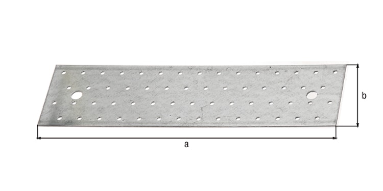 Alberts® Lochplatte  300x80 mm