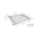 Vorschaubild Gutta Pultvordach PT/XL