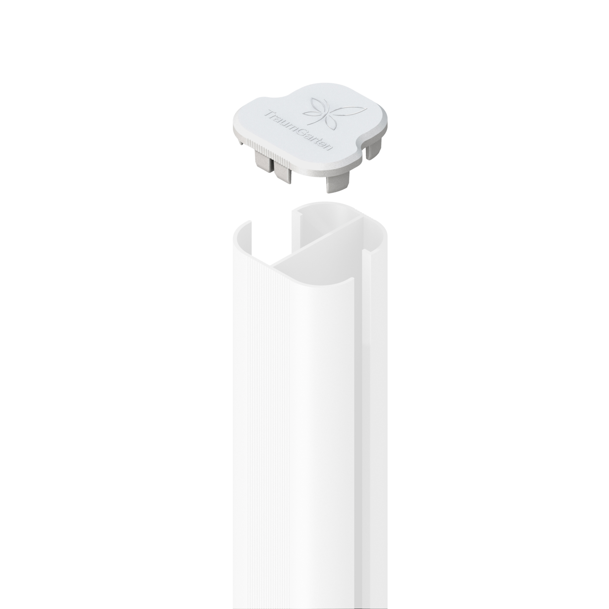 TraumGarten Ersatzteil: Pfostenkappe für Eckpfosten BASIC Silber