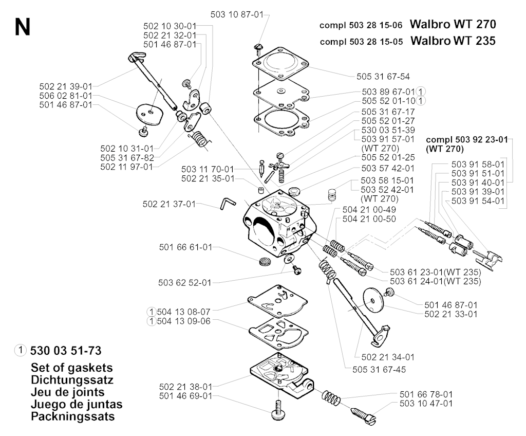 Explosionszeichnung Ersatzteile
