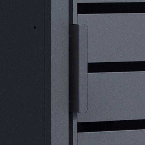 Weka Metall Mülltonnenbox Gary (für 1-4 Mülltonnen)