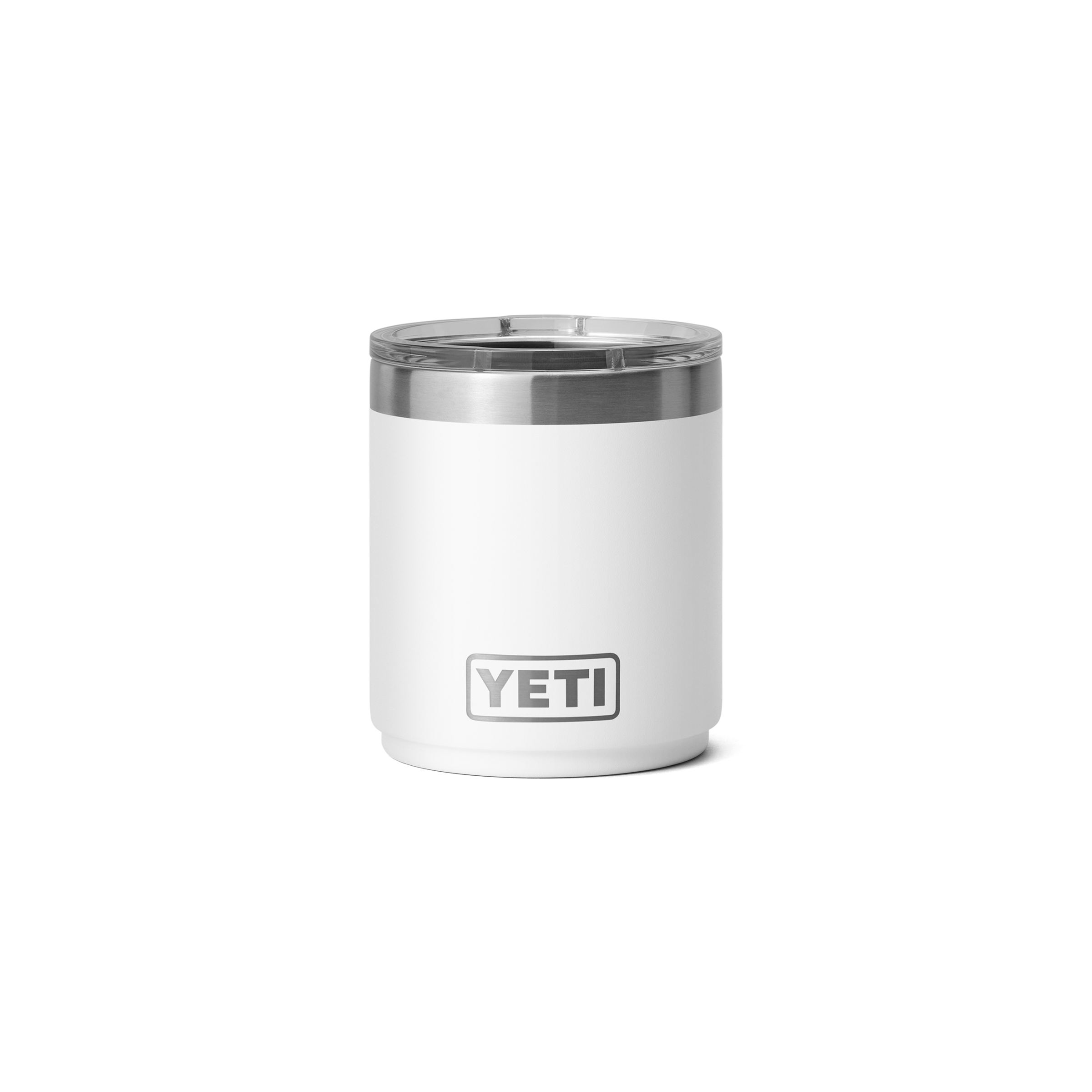 YETI Rambler Lowball 10 oz. (296 ml), White - mit Magsslider Deckel