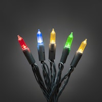 Konstsmide Weihnachtsbeleuchtung  LED Minilichterkette 80 bunte Dioden