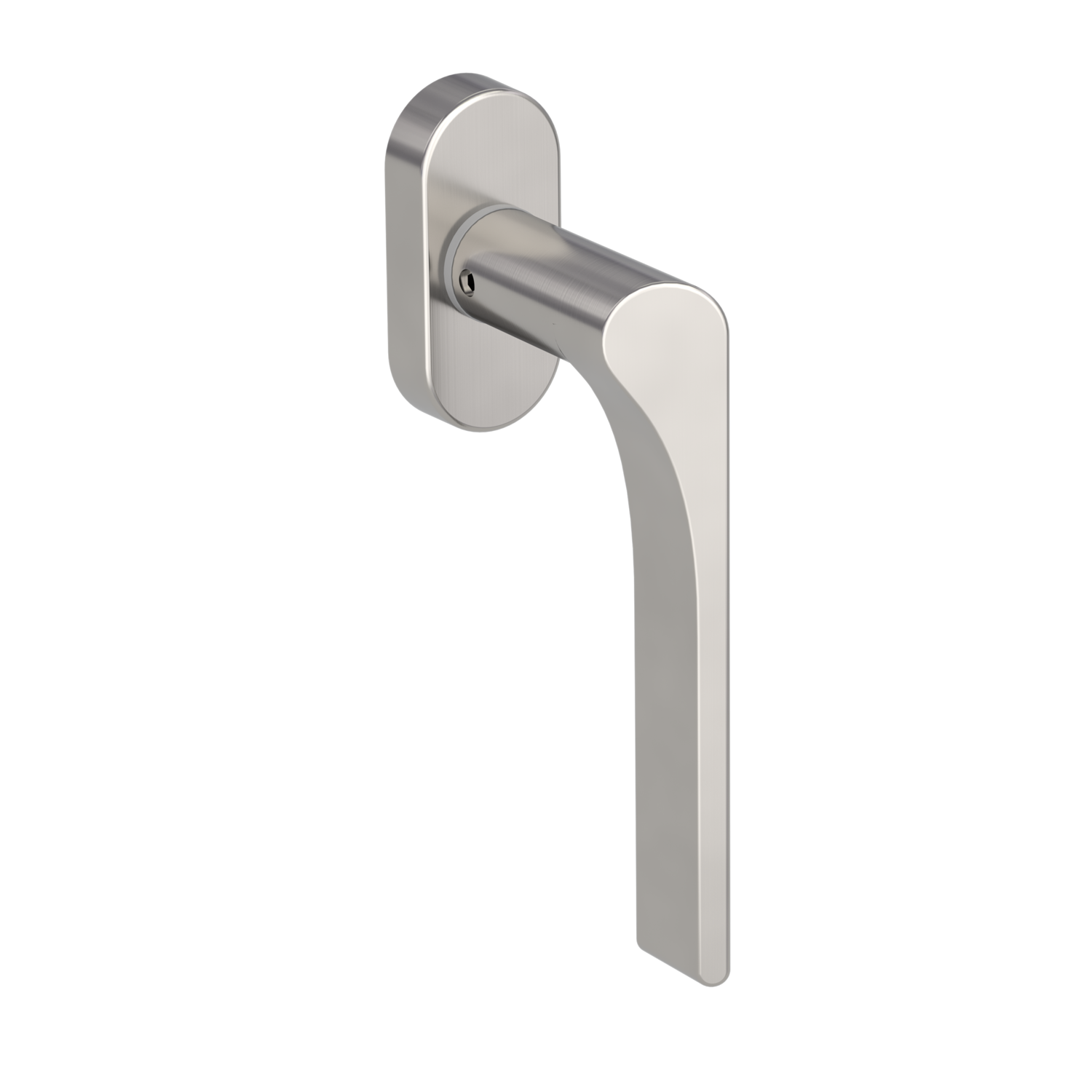 Griffwerk Fenstergriff VAYA 261 Leaf Light Samtgrau R 7x42mm