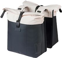 Basil Doppeltasche Vive 35 l schwarz/beige scharz / cremefarben