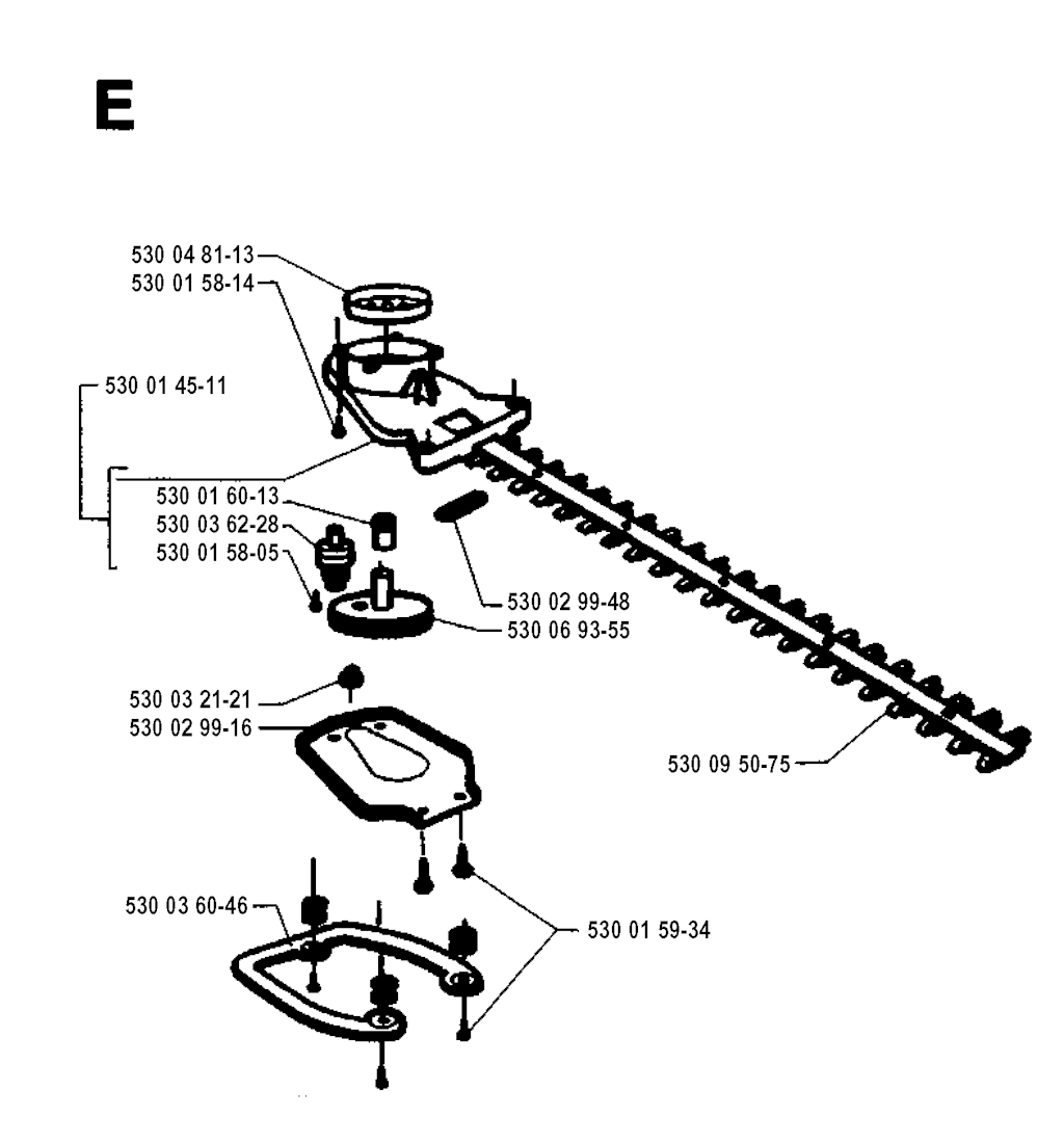 Explosionszeichnung Ersatzteile
