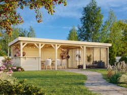 Palmako Carport/Pavillon Connect Lenna 24,9 m² Set 415 Slide