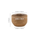 Vorschaubild Wikholm form Design Hängetopf aus Jute in natur 17 x 17 cm