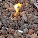 Gardenforma Gas Feuerstelle Ätna in grauer Betonoptik