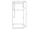 Skan Holz Emsland - Flachdach Carport aus Leimholz Breite 354 cm