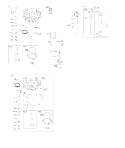 Husqvarna Motoren & Getriebe BRIGGS & STRATTON ENGINES (For US, AU and NZ only), 44R6770019G1, 2019-09