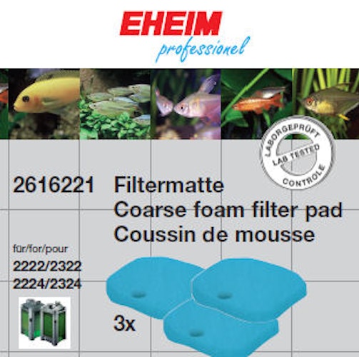 Eheim Filtermatten für 2222/2224 u. 2322/2324