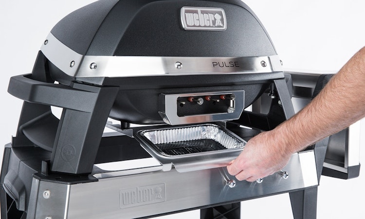 Weber Elektrogrill PULSE 2000 mit Rollwagen