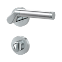 Vorschaubild Griffwerk CORINNA Schraubtechnik GK4 -Chrom/Edelstahl Rosettengarnitur -Schraubt. -WC -TS 40-45mm