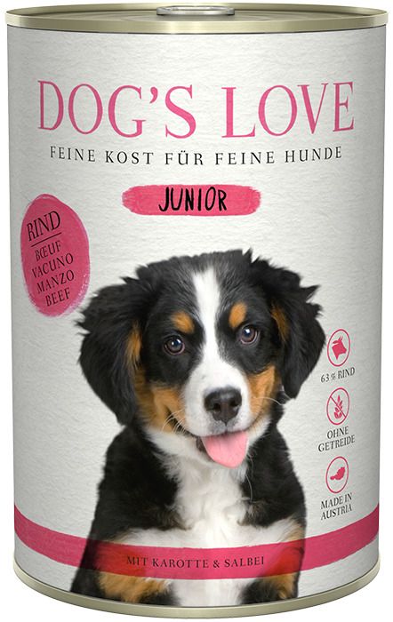 Dog's Love Junior 400g Dose Hundenassfutter