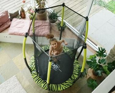 Kit Ancrage Trampoline 4 Pièces - Ancres En Spirale Galvanisées 40cm + Sangles, Pour Fixation Solide Jardin, Balançoires, Tentes