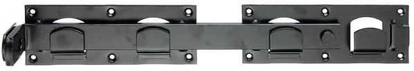Alberts® Doppeltorüberwurf KTL schwarz Gesamtlänge 423 mm 