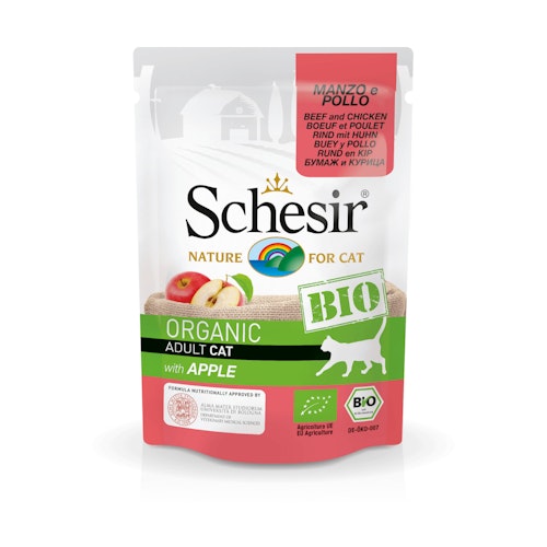 Schesir BIO 85 Gramm Katzennassfutter