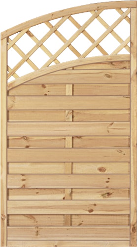 T&J MAXI DOPPELBOGEN 1 Lamellenzaun 90 x 160/140 cm