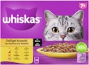 Vorschaubild Whiskas 7+ Geflügel Auswahl in Sauce 12 x 85 Gramm Multipack Katzennassfutter