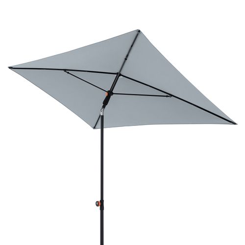 doppler Mittelmastschirm myZONE 190 x 125 Manual, Stahl Anthrazit / 100 % Polyester 180 g/m² 