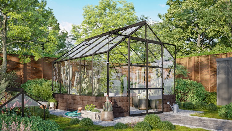 Vitavia Gewächshaus Cassandra 8300 inkl. Sockelmauer - 8,3 m²