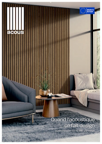 ACOUS Akustikplatten  PROF AC03W EICHE GRAU