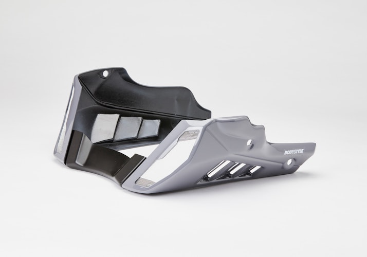 BODYSTYLE Sportsline Bugspoiler ABS Kunststoff grau für YAMAHA MT-10 / SP 