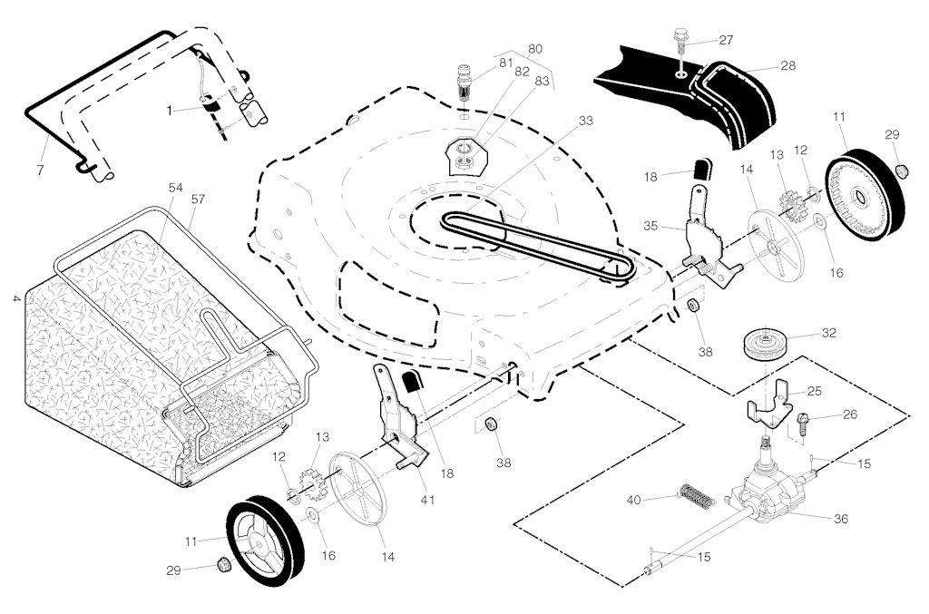 Explosionszeichnung Ersatzteile