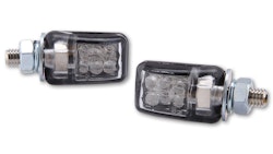 HIGHSIDER smart Picco LED Blinker Gehäuse Schwarz / Linse Klar (Paar), Hinten