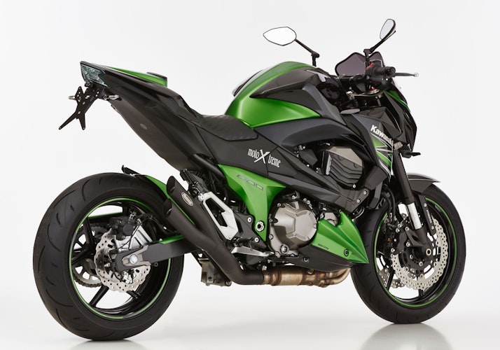 HURRIC SLIP-ON Schalldämpfer Pro 2 Edelstahl beschichtet für KAWASAKI Z800