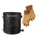 Vorschaubild Restberry Laubsack und Handschuhe Gr. L