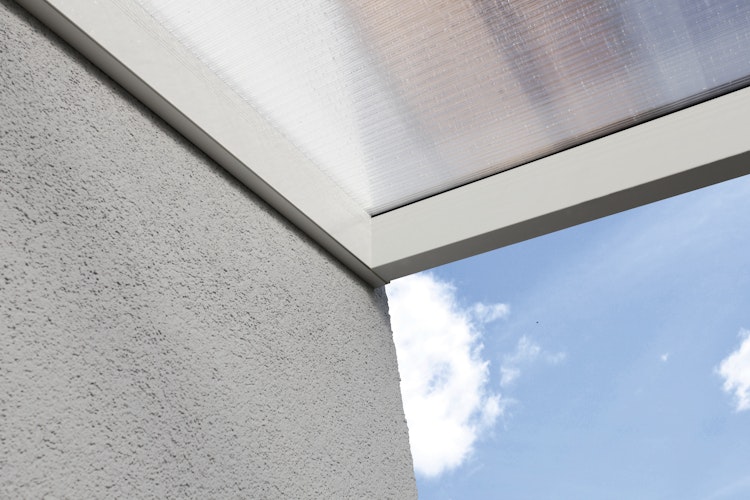 Skan Holz Aluminium Terrassenüberdachung Garda Breite 648 cm