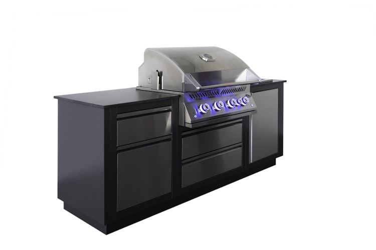 Napoleon Outdoor Küche OASIS Compact 105 inkl. Gas-Einbaugrill der Serie 700 und Einbau Sizzle Zone