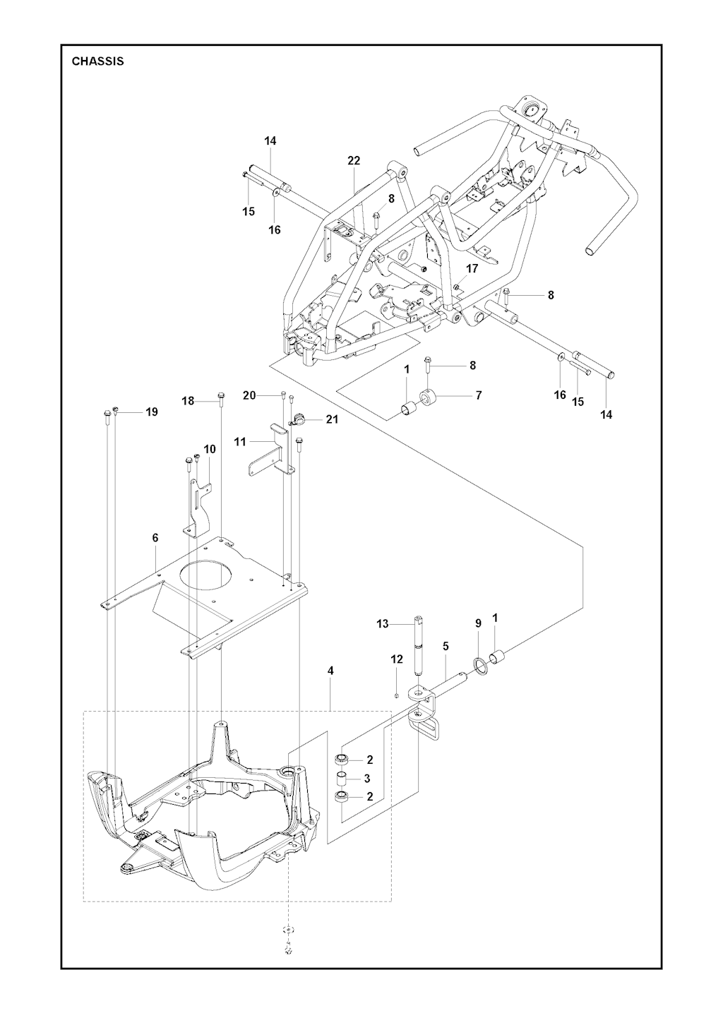 Explosionszeichnung Ersatzteile