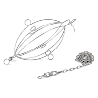 Petromax Geflügel-Grillkorb mit Kette und Haken