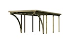 Vorschaubild Karibu Carport Einzelcarport Eco 1/2 - kesseldruckimprägniert