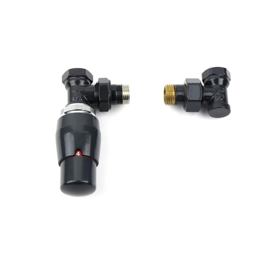 Ximax Thermostat-Set ELEGANT Eckform anthrazit