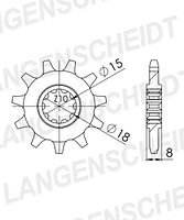 Supersprox Ritzel 415 13Z