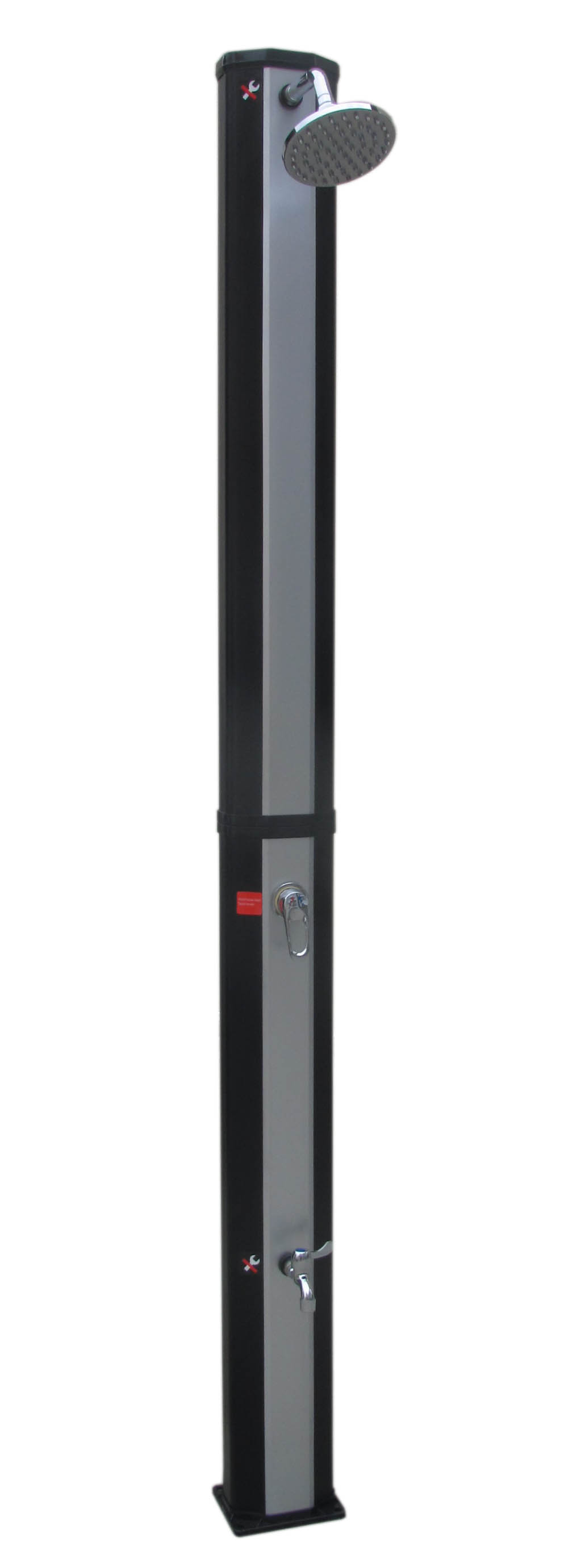 Summer Fun  Solardusche Gomera , 35L, schwarz/silber