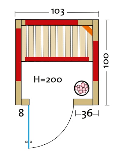Infraworld Infrarotkabine TrioSol Natura 103 inkl. 5-teiligem gratis Zubehörset