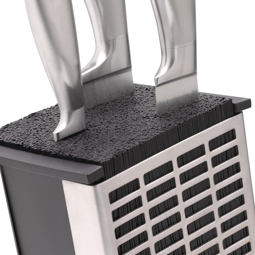 WMF Messerblock unbestückt, Edelstahl, schlitzlos, flexibel