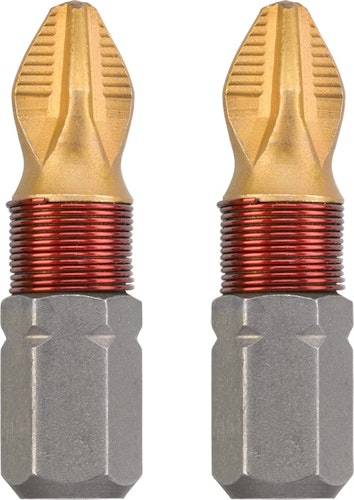 kwb 2 Bits 25mm PH 2 Titan SB 124002